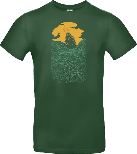 High Ss - sailing, ship, sunset, art, s - Standard T-Shirt