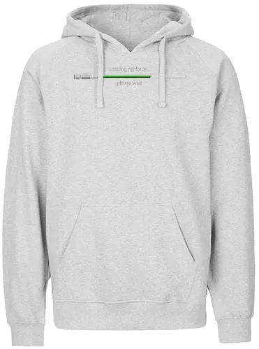 Loading my Force - lightsaber, sci-fi, loading, force, it - Fairtrade Hoodie