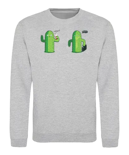 Cactus Life - monday, montag, kaktus, work, arbeit - Sweatshirt
