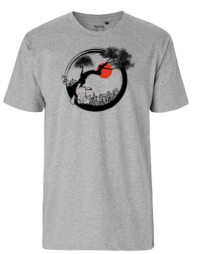 enso pika nap - gaming, pocket, monster, cute, sleep, sumi-e, kawaii - Fairtrade T-Shirt