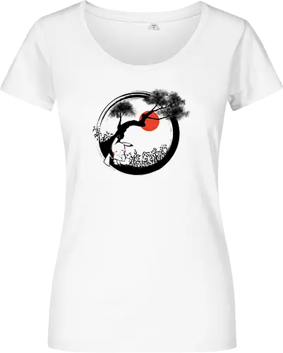 enso pika nap - gaming, pocket, monster, cute, sleep, sumi-e, kawaii - Damen T-Shirt