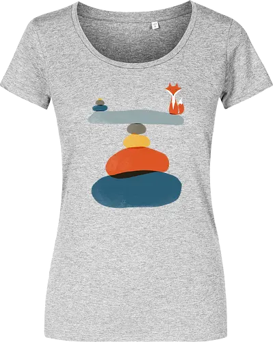Little fox in balance