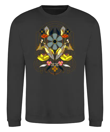 Subtly - flower, blumen, butiful - Sweatshirt