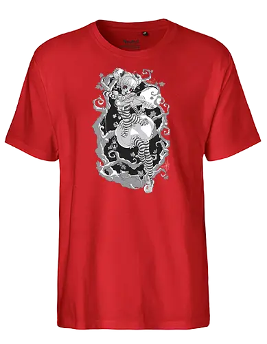 Herbstgeist - halloween, geist, kunst, art, nacht, creepy, elfe, fee, fairy - Fairtrade T-Shirt