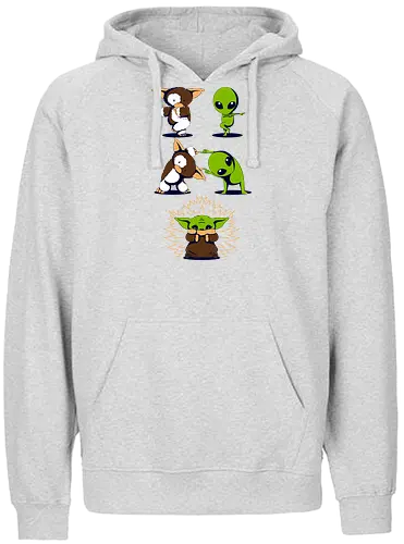 Alien fusion - alien, gremlin, Fusion - Fairtrade Hoodie