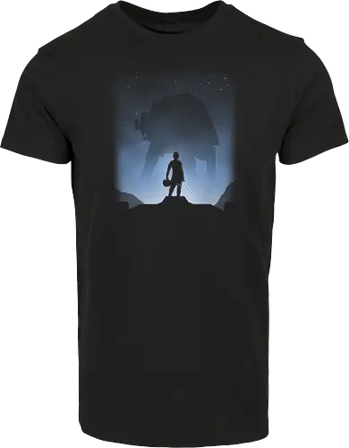 Rebel vs. Empire - at-at, atat, luke, lightsaber, ddjvigo, sci fi, science fiction, nerd, space opera, film, serie - Hausmarke Shirt
