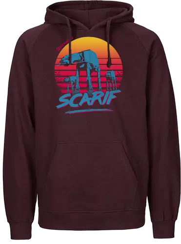 Welcome to Scarif - atat, film, space opera, nerd, science fiction, sci fi, 80s, ddjvigo, at-at, serie, rad - Fairtrade Hoodie
