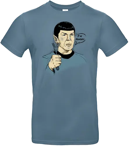Hungry - spock, Vulcan, star, trek, Lebe, lang, frieden - Standard T-Shirt