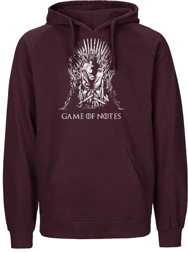 Games of Notes - game, note, l, anime, ryuk, light, yagami, kira, throConsole, dth - Fairtrade Hoodie