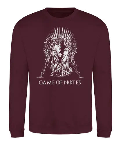 Games of Notes - game, note, l, anime, ryuk, light, yagami, kira, throConsole, dth - Sweatshirt
