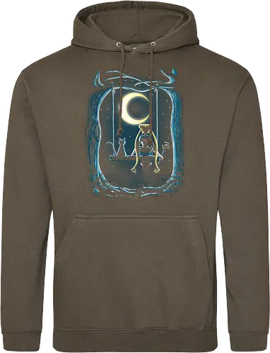 Guardian under the moon