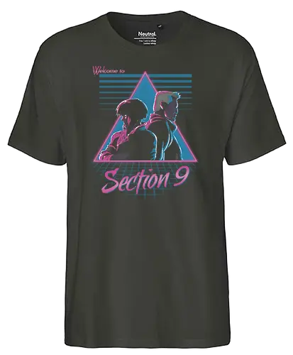 Section - anime, ghost, shell, film, major, classic anime - Fairtrade T-Shirt