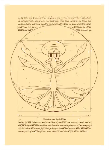 Vitruvian Squid