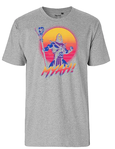 Myah! - Masters, universe, skeletor, Myah, villain, tv, action figure - Fairtrade T-Shirt