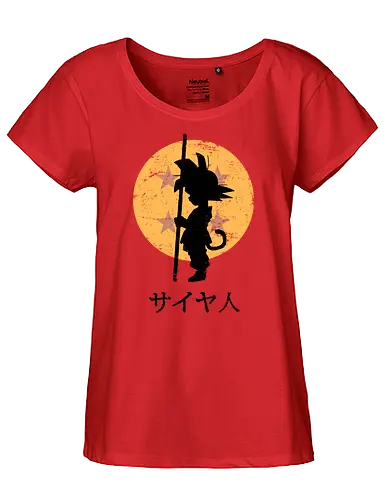 Little hero - dragon, ball, goku, anime, manga - Fairtrade Girl Shirt