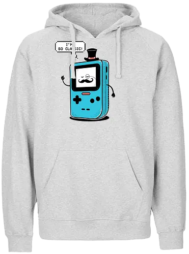 I'm So Classic! - gaming, handheld, retro, classic, I'm so classic - Fairtrade Hoodie