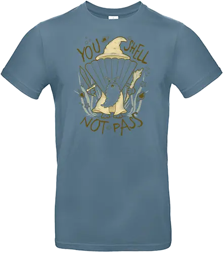 You SHELL Not Pass! - Muschel, zauberer, wizard, fantasy, Wordplay - Standard T-Shirt