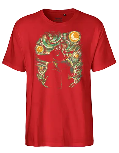 Starry Child - starry night, van gogh, child, alien, baby, space opera - Fairtrade T-Shirt