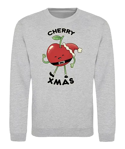Cherry Christmas - christmas, weihnachten, Kirsche, Cherry - Sweatshirt