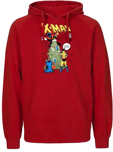 X-MAS - christmas, weihnachten, comic, cover - Fairtrade Hoodie
