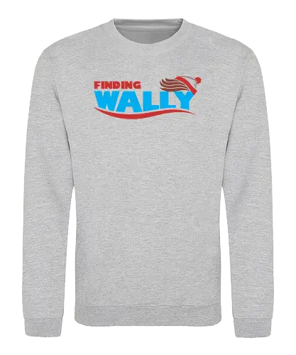 Finding Wally - waldo, finden, mashup - Sweatshirt