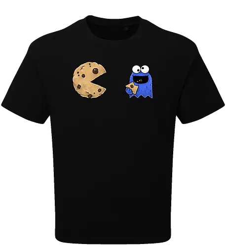 Pac-Cookie Man - cookie, krümel, gaming - Oversize T-Shirt