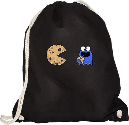 Pac-Cookie Man - cookie, krümel, gaming - Sportbeutel