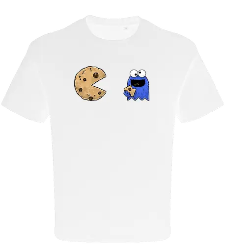 Pac-Cookie Man - cookie, krümel, gaming - Oversize T-Shirt