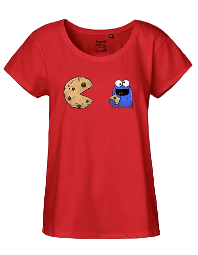 Pac-Cookie Man - cookie, krümel, gaming - Fairtrade Girl Shirt