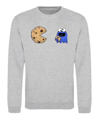 Pac-Cookie Man - cookie, krümel, gaming - Sweatshirt
