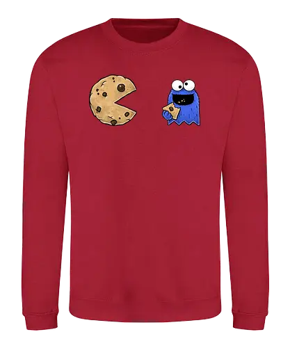 Pac-Cookie Man - cookie, krümel, gaming - Sweatshirt