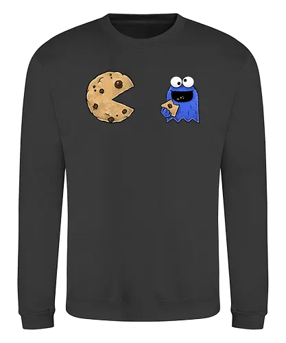 Pac-Cookie Man - cookie, krümel, gaming - Sweatshirt