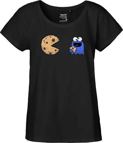 Pac-Cookie Man - cookie, krümel, gaming - Fairtrade Girl Shirt
