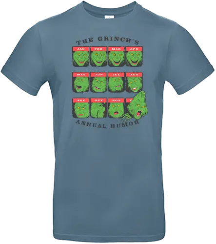 Annual Mood - grinch, weihnachten, christmas - Standard T-Shirt
