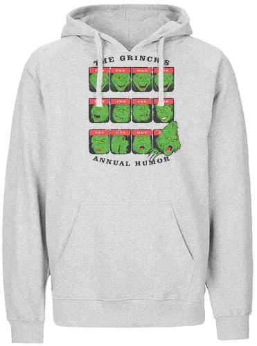 Annual Mood - grinch, weihnachten, christmas - Fairtrade Hoodie