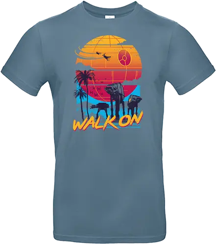 Walk On - atat, at-at, sunset, scarif, sci fi, science fiction, nerd, space opera, film, serie - Standard T-Shirt