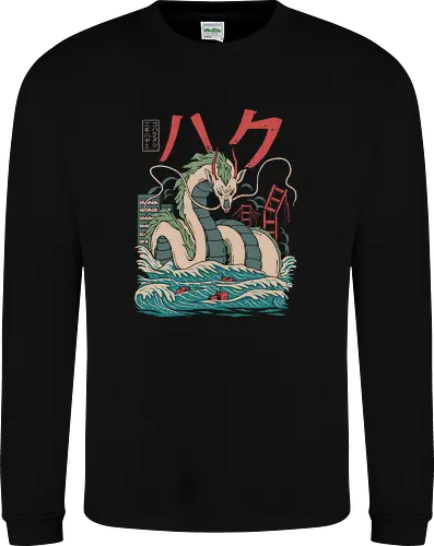 Dragon Kaiju - mashup, monster, kaiju, anime, manga, spirit, dragon, drache - Sweatshirt