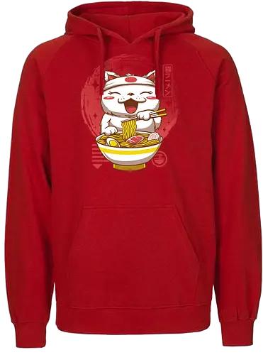 Neko Ramen - neko, ramen, japan, nippon, katze, cat, Japanese - Fairtrade Hoodie