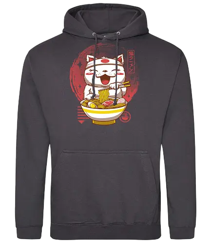 Neko Ramen - neko, ramen, japan, nippon, katze, cat, Japanese - Standard Hoodie