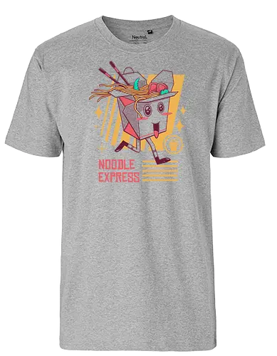 Noodle Express - ramen, cup noodles, take away, nudeln, kawaii, express, essen - Fairtrade T-Shirt