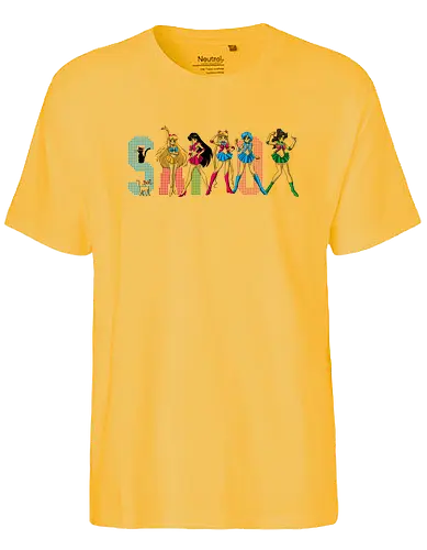 Sailor Spice Girls - sailor, moon, sailor spice, spice girls, 90s, pop, musik, music, sailor mars, sailor venus, sailor merkur, sailor mercury, sailor jupiter, anime, manga, mashup - Fairtrade T-Shirt
