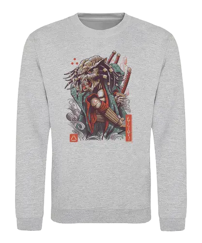 Samurai Predator - samurai, predator, movie, monster, kaiju, japan, nippon - Sweatshirt