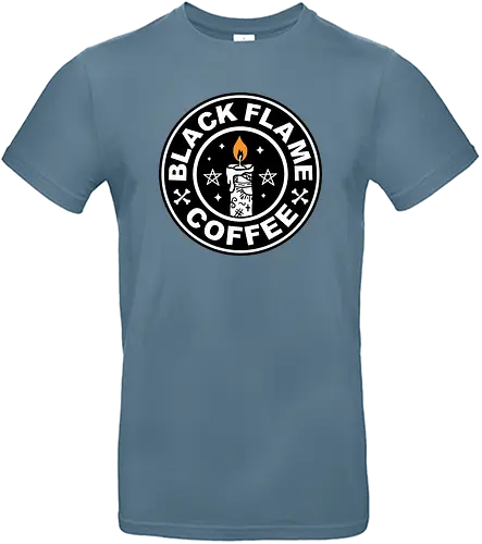 Black Flame Coffee - black flame, coffee, kaffee, witches, occult, classic movie, hexen, hocus, pocus - Standard T-Shirt