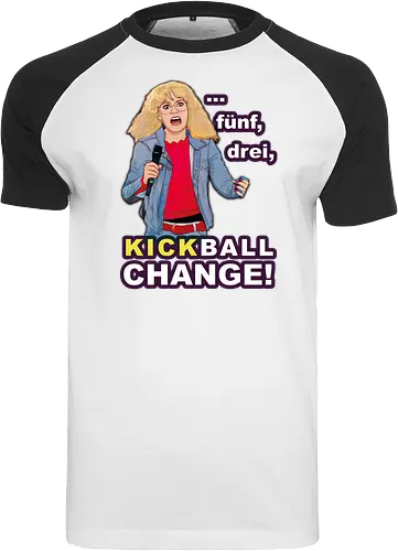 Mandy Kickball-Change - Raglan T-Shirt