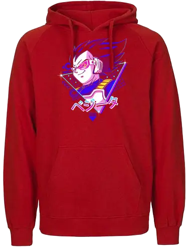 Lo-Fi Saiyan Prince - db, dbz, anime, manga - Fairtrade Hoodie