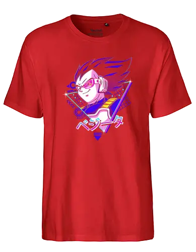 Lo-Fi Saiyan Prince - db, dbz, anime, manga - Fairtrade T-Shirt