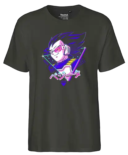 Lo-Fi Saiyan Prince - db, dbz, anime, manga - Fairtrade T-Shirt