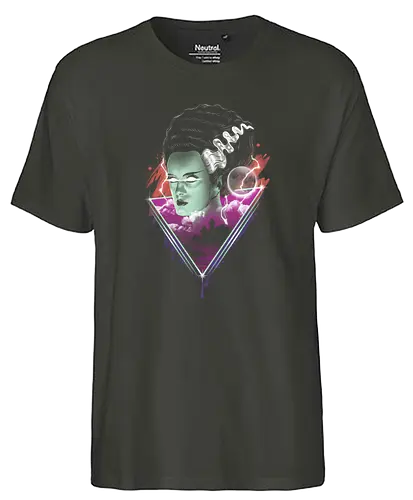 Rad Bride - frankenstein, frankensteins monster, monster, horror, classic, rad - Fairtrade T-Shirt