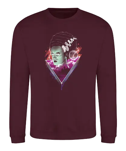 Rad Bride - frankenstein, frankensteins monster, monster, horror, classic, rad - Sweatshirt