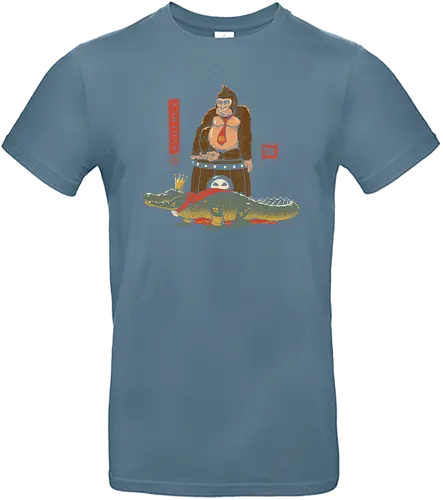 The Crocodile and the Gorilla - kong, donkey, ape, gorilla, king, rool, crocodil, krokodil, gaming - Standard T-Shirt